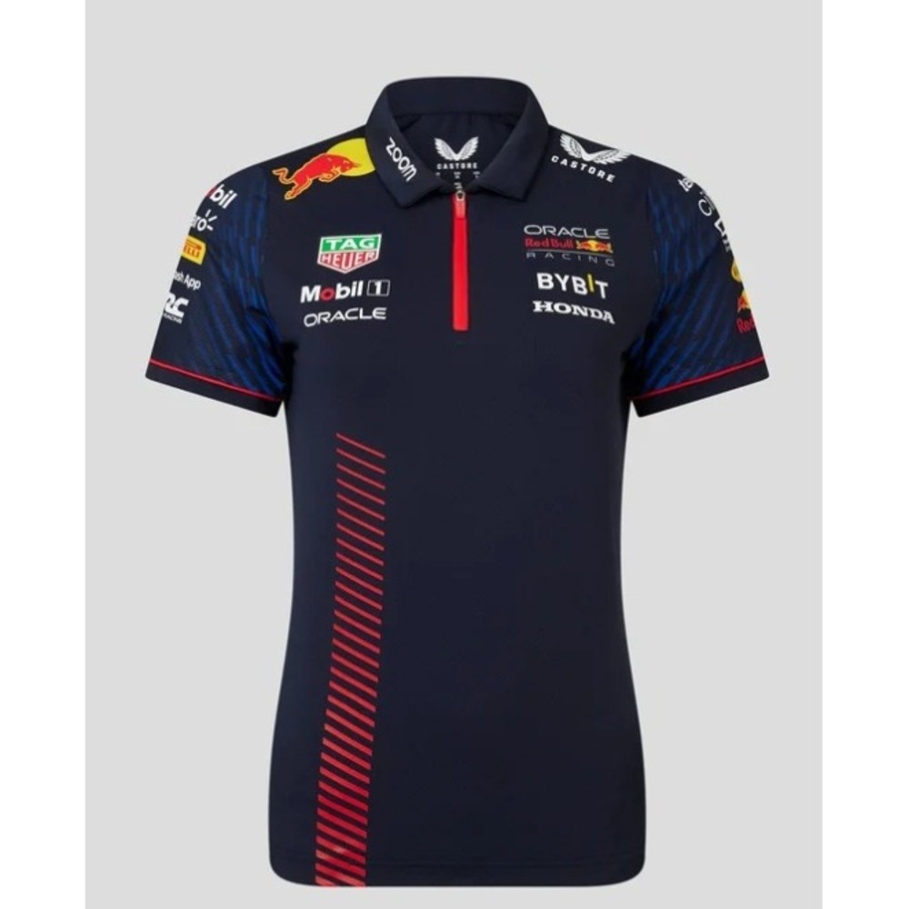 Castore Oracle Red Bull Racing F1 Team Polo Shirt Navy Women S TM3587N